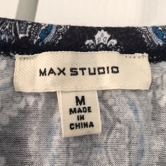 Max Studio, Blue jersey knit skirt, size M - Picture 3 of 5